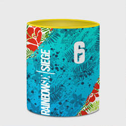 Кружка 3D Rainbow Six: Sunsplash Pack, цвет: 3D-белый + желтый — фото 2