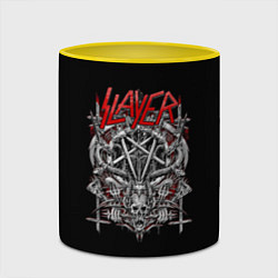 Кружка 3D Slayer: Hell Goat, цвет: 3D-белый + желтый — фото 2