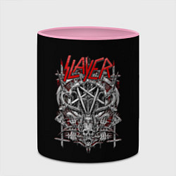 Кружка 3D Slayer: Hell Goat, цвет: 3D-белый + розовый — фото 2