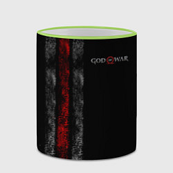 Кружка 3D God of War: Black Style, цвет: 3D-светло-зеленый кант — фото 2