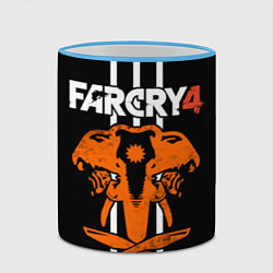Кружка 3D Far Cry 4: Orange Elephant, цвет: 3D-небесно-голубой кант — фото 2