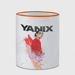 Кружка 3D Yanix, цвет: 3D-оранжевый кант — фото 2