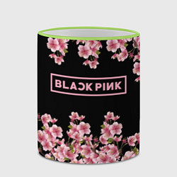 Кружка 3D Black Pink: Delicate Sakura, цвет: 3D-светло-зеленый кант — фото 2
