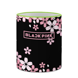 Кружка 3D Black Pink: Pink Sakura, цвет: 3D-светло-зеленый кант — фото 2