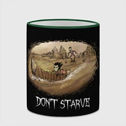 Кружка 3D Don't starve stories, цвет: 3D-зеленый кант — фото 2