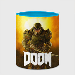 Кружка 3D DOOM: Soldier, цвет: 3D-белый + небесно-голубой — фото 2