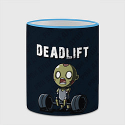 Кружка 3D Deadlift, цвет: 3D-небесно-голубой кант — фото 2