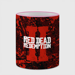 Кружка 3D Red Dead Redemption: Part II, цвет: 3D-розовый кант — фото 2