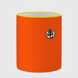 Кружка 3D DBZ: Kame Senin Kanji Emblem, цвет: 3D-желтый кант — фото 2
