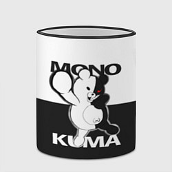 Кружка 3D Monokuma, цвет: 3D-черный кант — фото 2