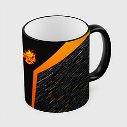 Кружка 3D Cyberpunk 2077: Samurai Style, цвет: 3D-черный кант