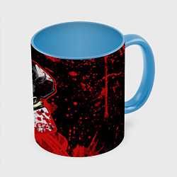 Кружка 3D Pudge Chef, цвет: 3D-белый + небесно-голубой