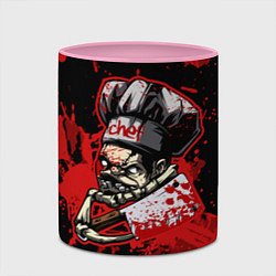 Кружка 3D Pudge Chef, цвет: 3D-белый + розовый — фото 2