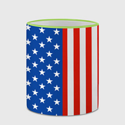 Кружка 3D American Patriot, цвет: 3D-светло-зеленый кант — фото 2