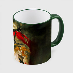 Кружка 3D Momonga Narberal Gamma, цвет: 3D-зеленый кант