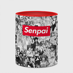 Кружка 3D SENPAI Stories, цвет: 3D-белый + красный — фото 2