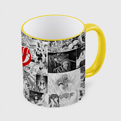 Кружка 3D Fairy Tail: Stories, цвет: 3D-желтый кант