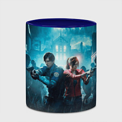 Кружка 3D Resident Evil 2, цвет: 3D-белый + синий — фото 2