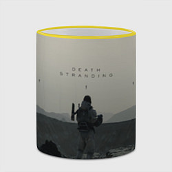 Кружка 3D Death Stranding, цвет: 3D-желтый кант — фото 2