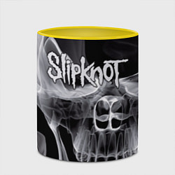 Кружка 3D Slipknot Death, цвет: 3D-белый + желтый — фото 2