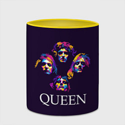 Кружка 3D Queen: Fan Art, цвет: 3D-белый + желтый — фото 2