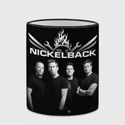 Кружка 3D Nickelback Band, цвет: 3D-черный кант — фото 2