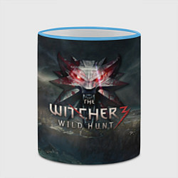 Кружка 3D The Witcher 3: Wild Hunt, цвет: 3D-небесно-голубой кант — фото 2