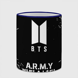 Кружка 3D BTS ARMY, цвет: 3D-синий кант — фото 2