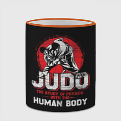Кружка 3D Judo: Human Body, цвет: 3D-оранжевый кант — фото 2