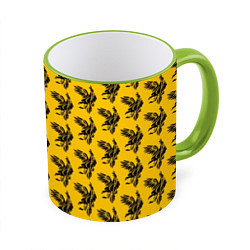 Кружка 3D TOP: BANDITO, цвет: 3D-светло-зеленый кант