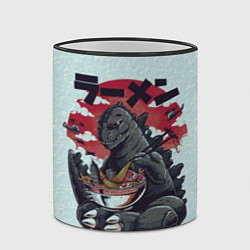 Кружка 3D Blue Godzilla, цвет: 3D-черный кант — фото 2