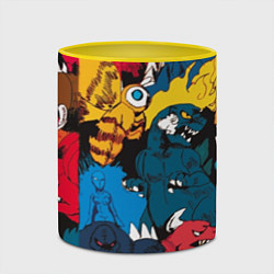 Кружка 3D Годзилла, цвет: 3D-белый + желтый — фото 2