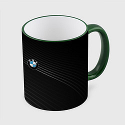 Кружка 3D BMW, цвет: 3D-зеленый кант
