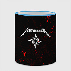 Кружка 3D METALLICA, цвет: 3D-небесно-голубой кант — фото 2