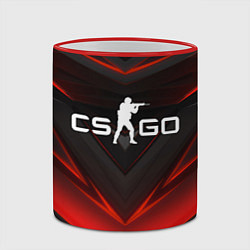 Кружка 3D CS GO logo, цвет: 3D-красный кант — фото 2