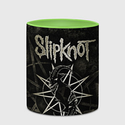 Кружка 3D Slipknot goat, цвет: 3D-белый + светло-зеленый — фото 2
