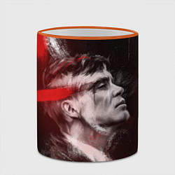 Кружка 3D Peaky Blinders Thomas Shelby, цвет: 3D-оранжевый кант — фото 2