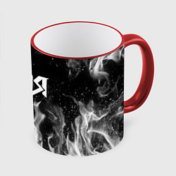 Кружка 3D АРИЯ, цвет: 3D-красный кант