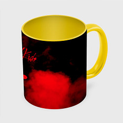 Кружка 3D Stray Kids, цвет: 3D-белый + желтый