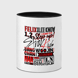 Кружка 3D Stray Kids, цвет: 3D-белый + черный — фото 2