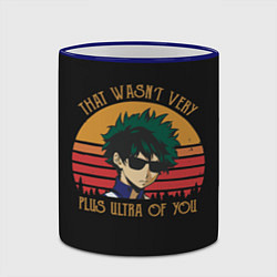 Кружка 3D Моя геройская академия, цвет: 3D-синий кант — фото 2