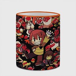 Кружка 3D UNDERTALE CHARA, цвет: 3D-оранжевый кант — фото 2