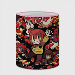 Кружка 3D UNDERTALE CHARA, цвет: 3D-розовый кант — фото 2