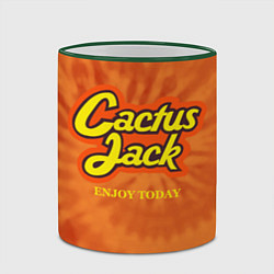 Кружка 3D Cactus Jack, цвет: 3D-зеленый кант — фото 2