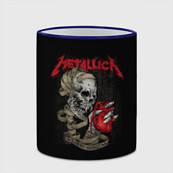 Кружка 3D Metallica, цвет: 3D-синий кант — фото 2