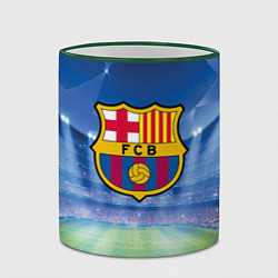 Кружка 3D FC Barcelona, цвет: 3D-зеленый кант — фото 2