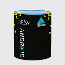 Кружка 3D DETROIT: BECOME HUMAN, цвет: 3D-небесно-голубой кант — фото 2