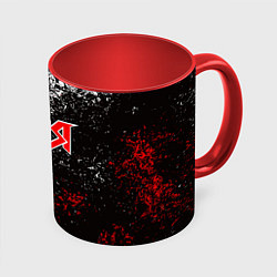 Кружка 3D АРИЯ, цвет: 3D-белый + красный