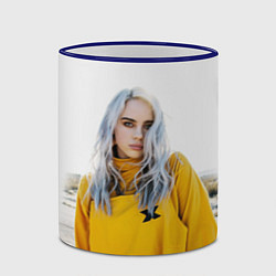 Кружка 3D BILLIE EILISH, цвет: 3D-синий кант — фото 2