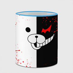 Кружка 3D MONOKUMA, цвет: 3D-небесно-голубой кант — фото 2